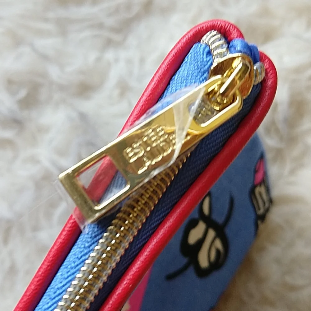 Estee Lauder Makeup Bag Mickey Heart Lips 9x5.5